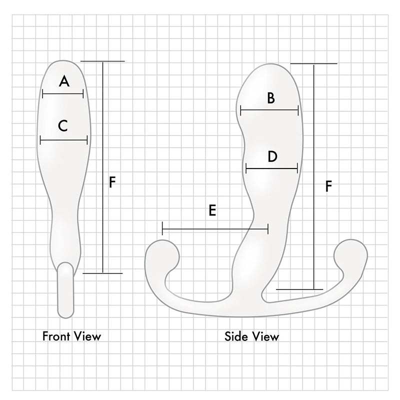 Aneros Helix Syn Trident Silicone Prostate Massager Specs