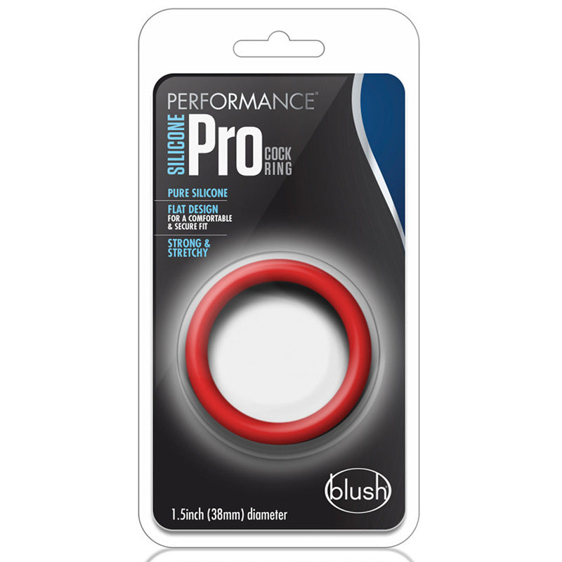 Blush BL-91108 Performance Silicone Pro Cock Ring Red Package Front