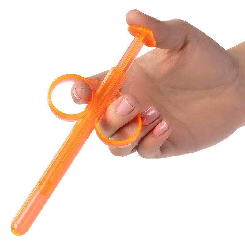 CalExotics SE-2380-03-2 Lube Tube Syringe Style Lubricant Applicators Orange
