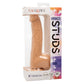 CalExotics SE-0253-05-2 Silicone Studs 8 Inch Realistic Dildo Ivory Package Front