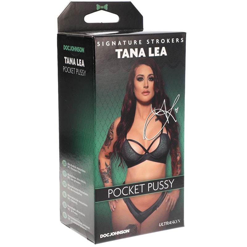 Doc Johnson 5510-30-BX Signature Strokers Tana Lea ULTRASKYN Pocket Pussy Package Front