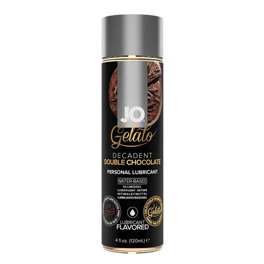 JO Gelato Flavored Lubricant Decadent Double Chocolate 4 oz 120 ml
