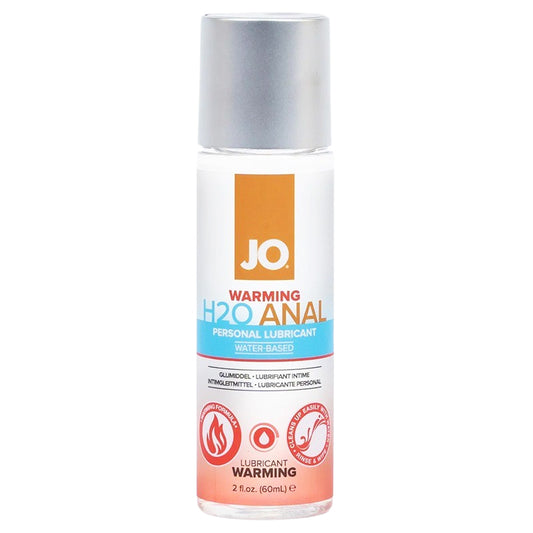 JO H2O Anal Warming Lubricant 2 oz 60 ml