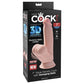Pipedream PD5730-21 King Cock Plus 7 Inch Triple Density Cock with Swinging Balls Light Package Front