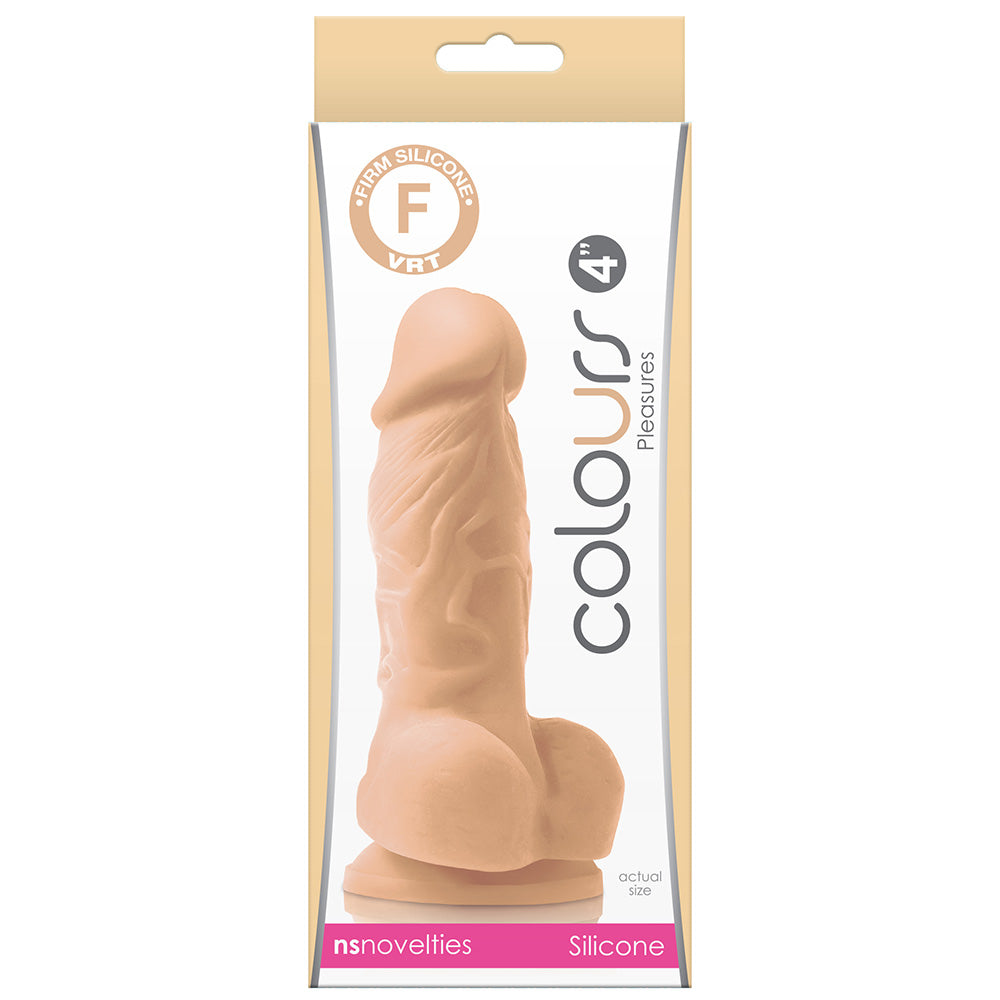 Colours Pleasures 4 Inch Silicone Dildo - Light