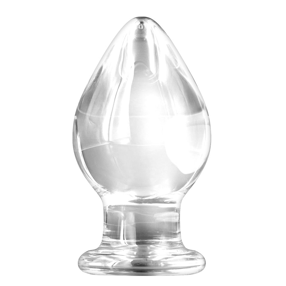 NS Novelties NSN-1175-21 Renegade Glass Knight Oversized Anal Plug