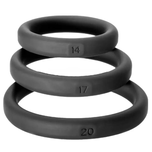 Xact-Fit 3 Ring Cock Ring Kit - Mixed