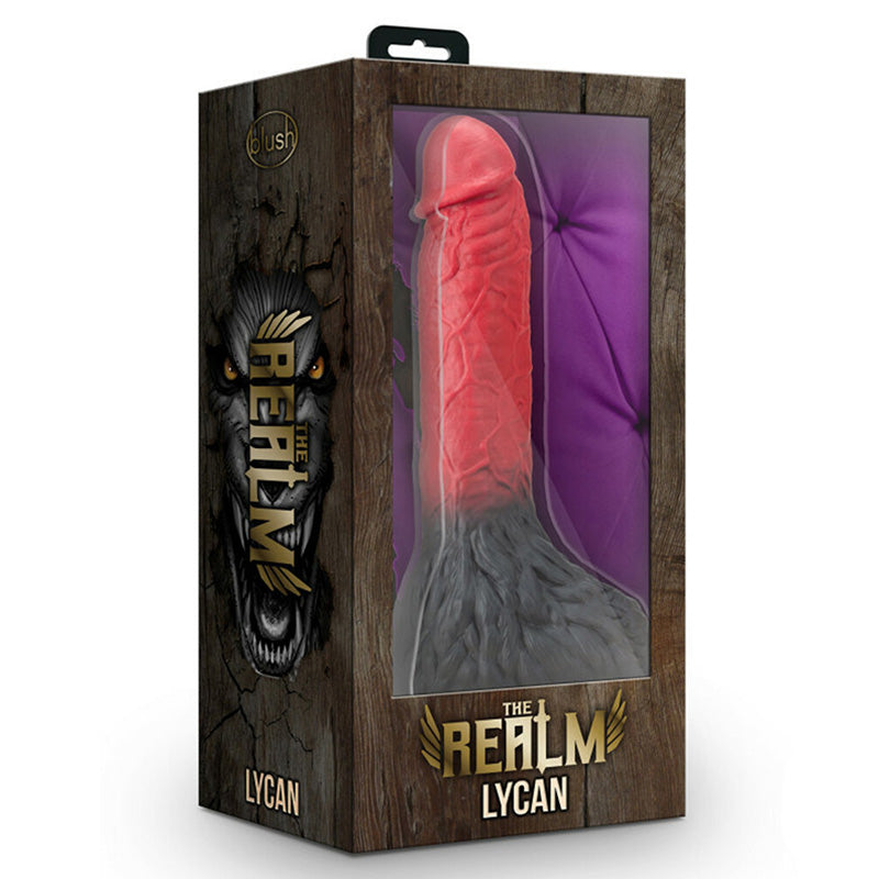 The Realm Lycan Lock-On Fantasy Werewolf Dildo Package