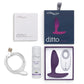 We-Vibe Ditto SNDTSG4 Interactive Butt Plug Purple Package Contents