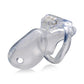 XR Brands AG414-Large Master Series Clear Captor Chastity Cage Large