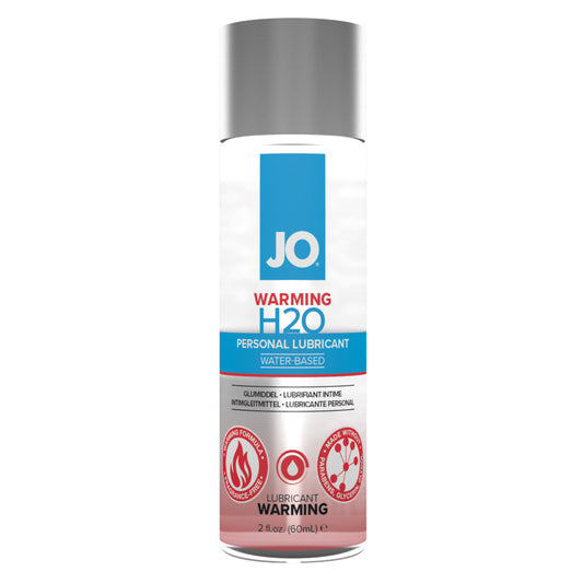JO H2O Warming Lubricant 2 oz 60 ml Bottle