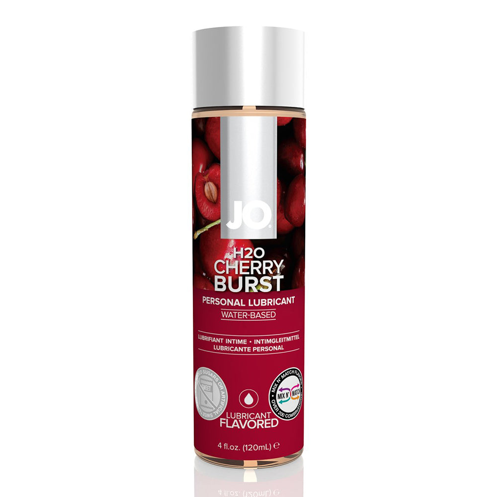 JO H2O Flavored Lubricant 4 oz 120 ml Cherry Burst