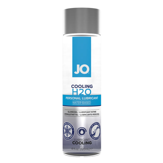 JO H2O Cooling Tingling Lubricant 4 oz 120 ml Bottle