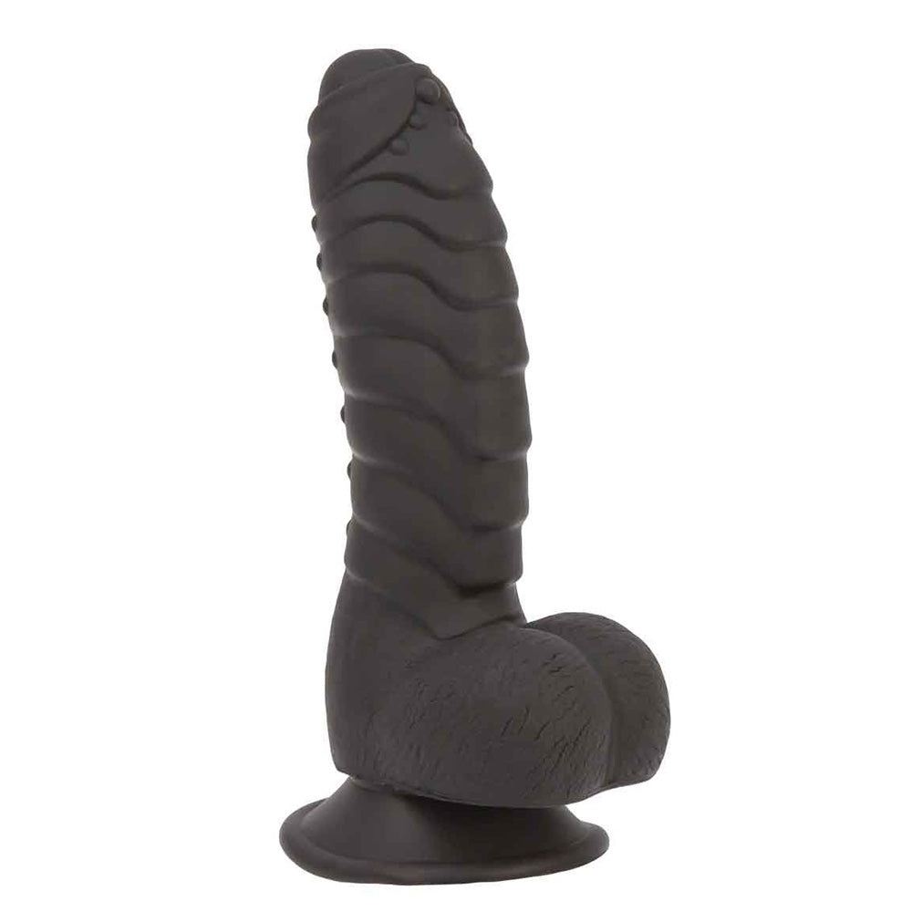 Addiction Ben 7 Inch Black Silicone Dildo