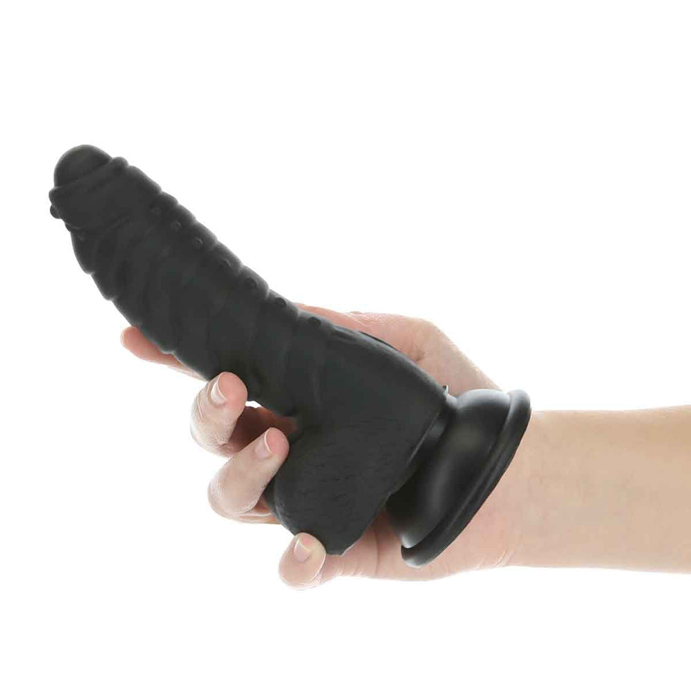 Addiction Ben 7 Inch Black Silicone Dildo