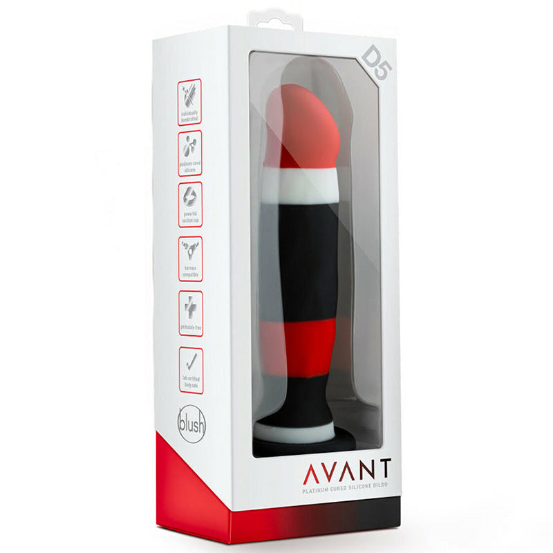 Blush BL-88265 Avant D5 Sin City Silicone Dildo Package Front
