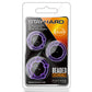 Blush BL-00011 Stay Hard Beaded Cock Rings - Purple Package