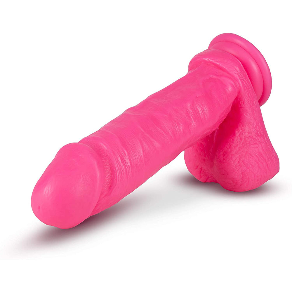 Blush BL-66470 Big As Fuk 9 Inch Hot Pink Realistic Dildo