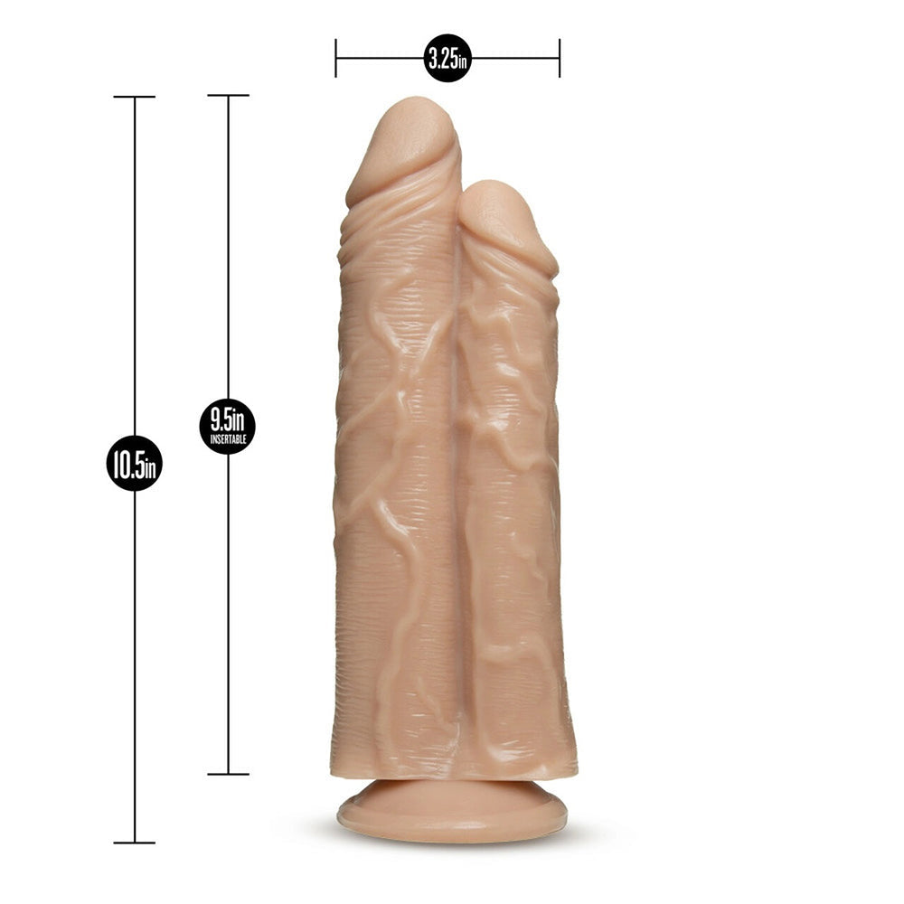 Dr. Skin Dr. Double Stuffed Dual Shaft Dildo - Measurements