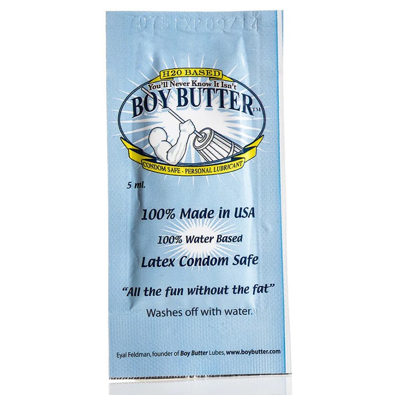 Boy Butter H2O Cream Lubricant Sample Foil Pack 5 ml