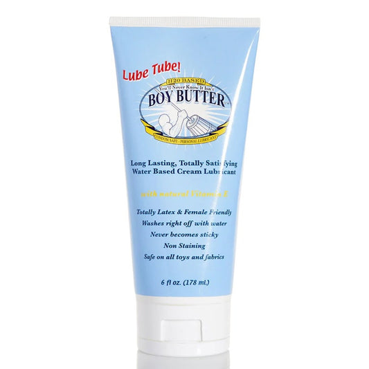 Boy Butter H2O Cream Lubricant Lube Tube 6 oz