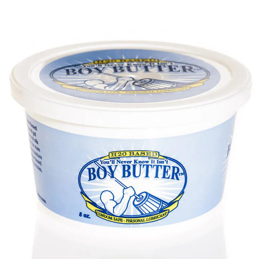 You'll Never Know It Isn't Boy Butter H2O Cream Lubricant 8 oz Tub