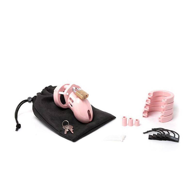 CB-X CB-6000S 2.5" Chastity Cock Cage - Pink