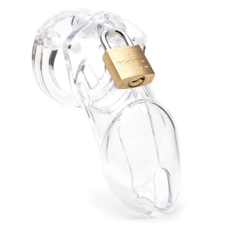 CB-X CB-6000 3.25" Male Chastity Cock Cage Clear