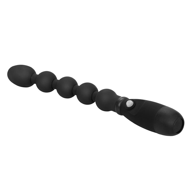 CalExotics SE-0397-60-2 Booty Call Booty Bender Vibrating Anal Beads Black