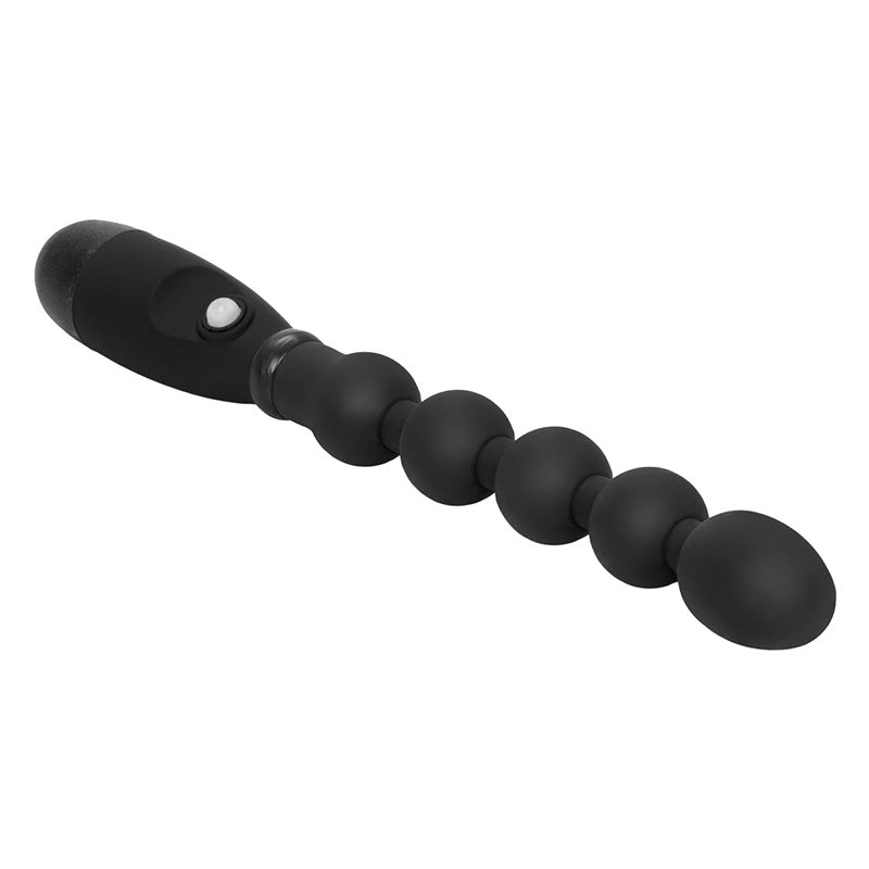 CalExotics SE-0397-60-2 Booty Call Booty Bender Vibrating Anal Beads Black
