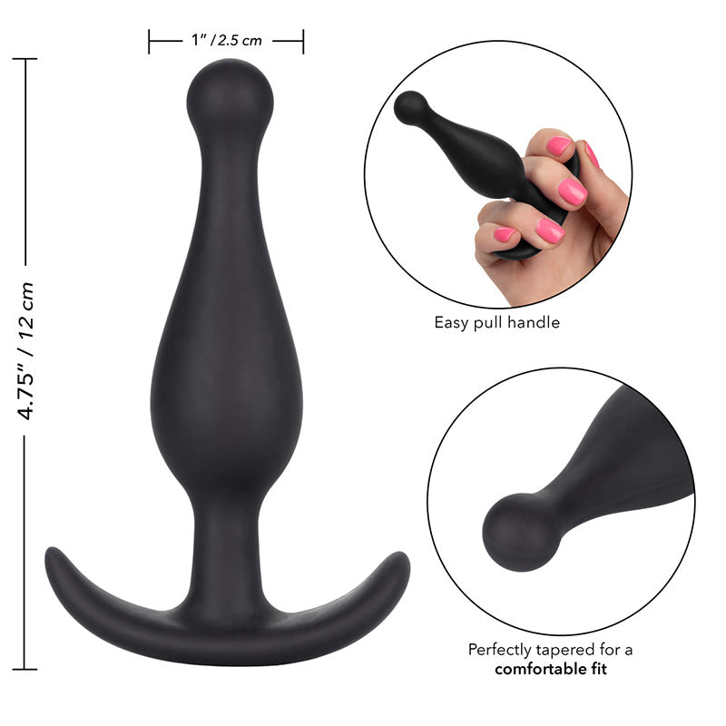 Cal Exotics  SE-0396-00-2 Booty Call Booty Rocker Plug Black Features