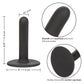 CalExotics SE2700-10-3 Boundless 4.5 Inch Slim Probe Black Pegging Dildo Features