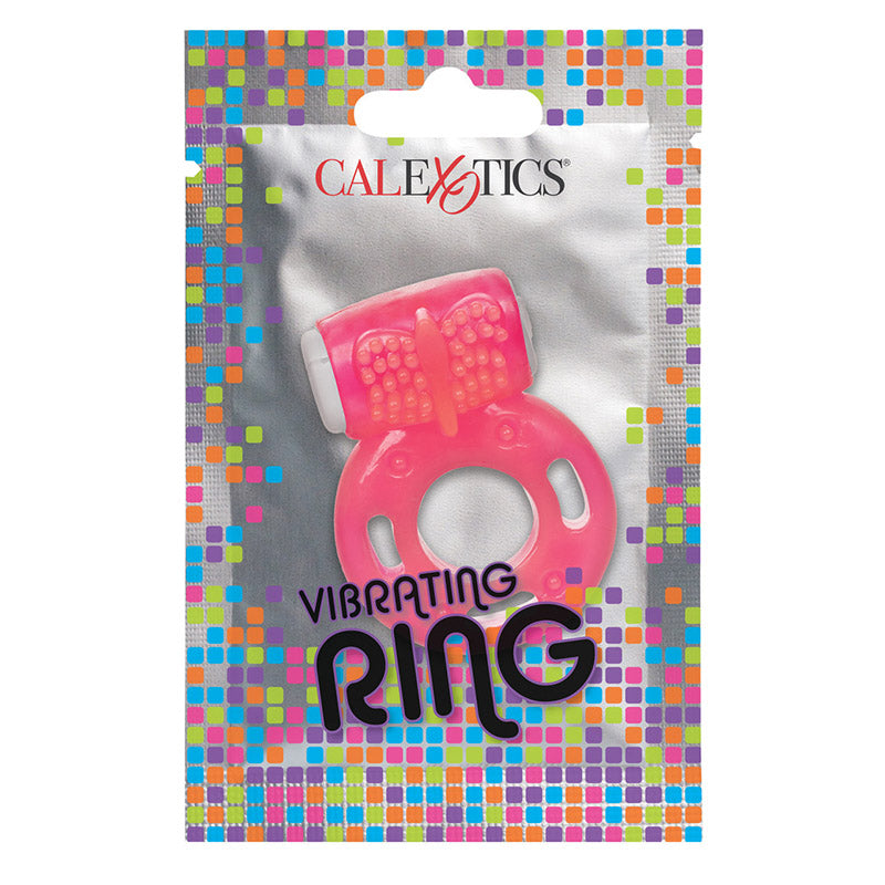 CalExotics SE-8000-30-3 Foil Pack Vibrating Ring Pink Package Front