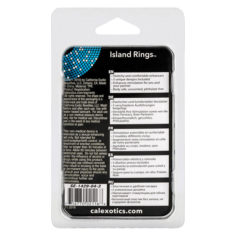 CalExotics SE-1429-04-2 Island Rings Pink Package Back