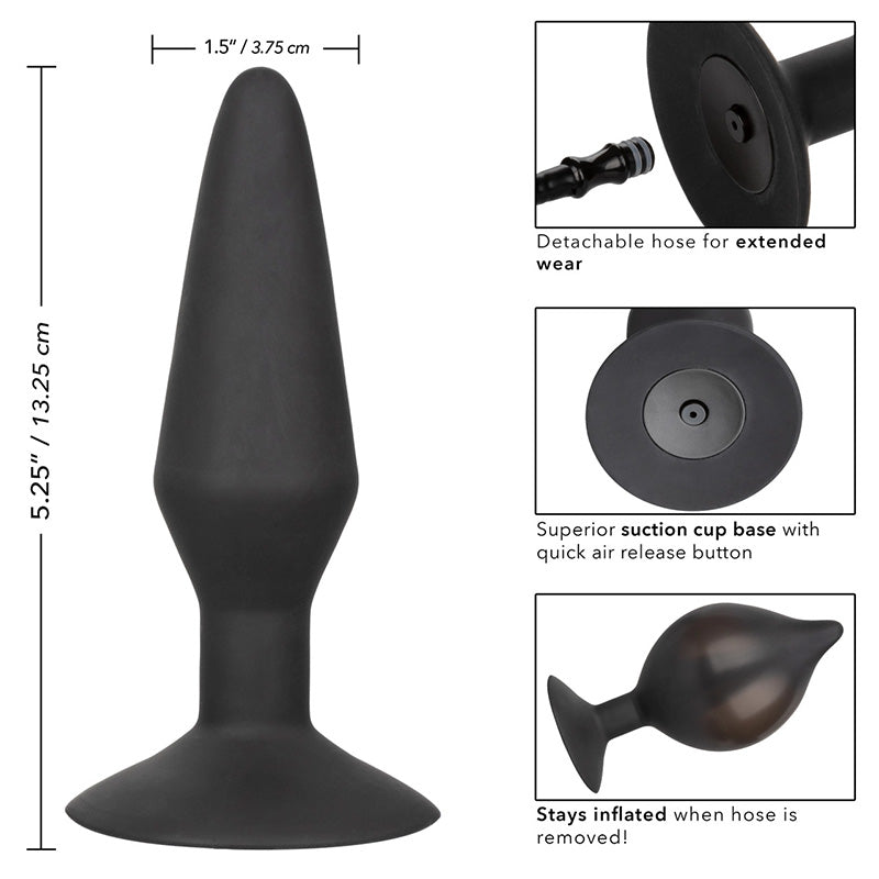 CalExotics SE-0430-20-3 Large Silicone Inflatable Plug Features