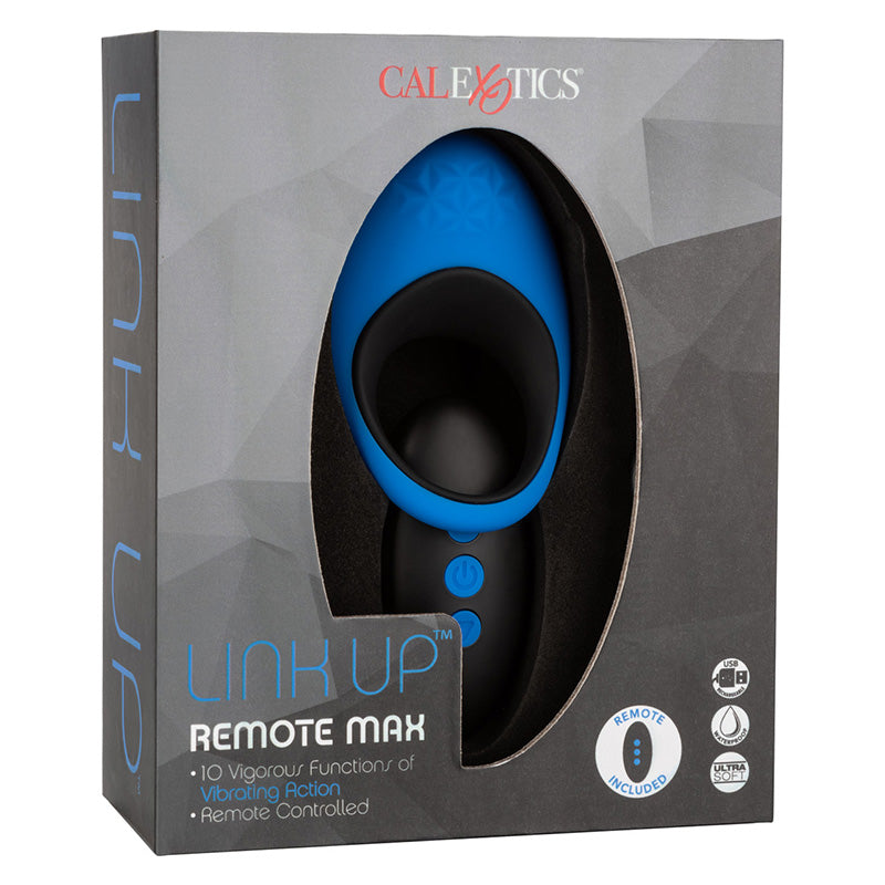CalExotics SE-1351-05-3 Link Up Remote Max Vibrating Cock Ring Package Front