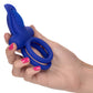 CalExotics SE-1843-15-3 Silicone Rechargeable Dual Pleaser Enhancer Vibrating Cock Ring