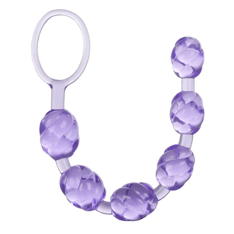CalExotics SE-1315-14-2 Swirl Pleasure Beads Purple