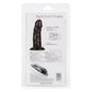 Back End Chubby Black Realistic Dildo - Package Back