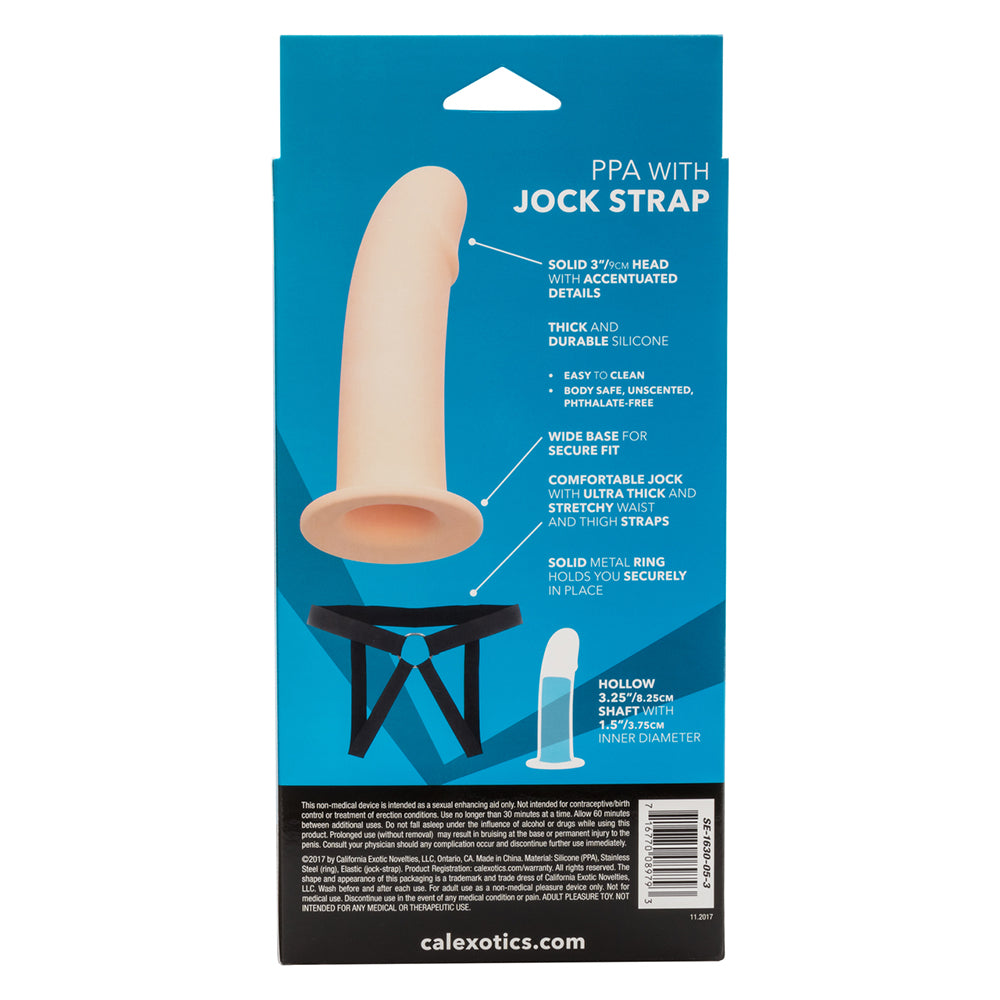 PPA with Jock Strap Penis Extender - Ivory - Box Back