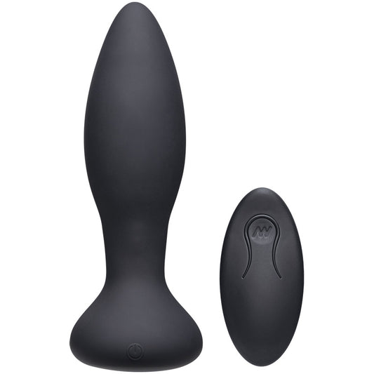 Doc Johnson 0300-05-BX A-Play Vibe Experienced Anal Plug with Remote Black