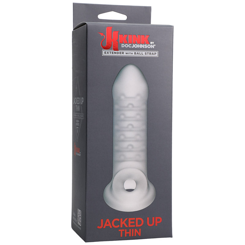 Doc Johnson 2402-50-BX KINK Jacked Up Penis Extender with Ball Strap - Thin