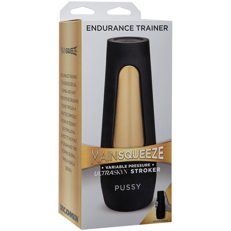 Doc Johnson 5202-05-BX Main Squeeze Endurance Trainer ULTRASKYN Stroker Pussy Package