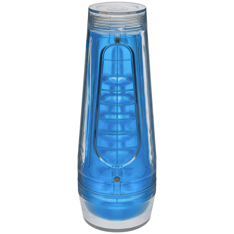 Doc Johnson 5202-31-BX Main Squeeze Optix Stroker Crystal Blue