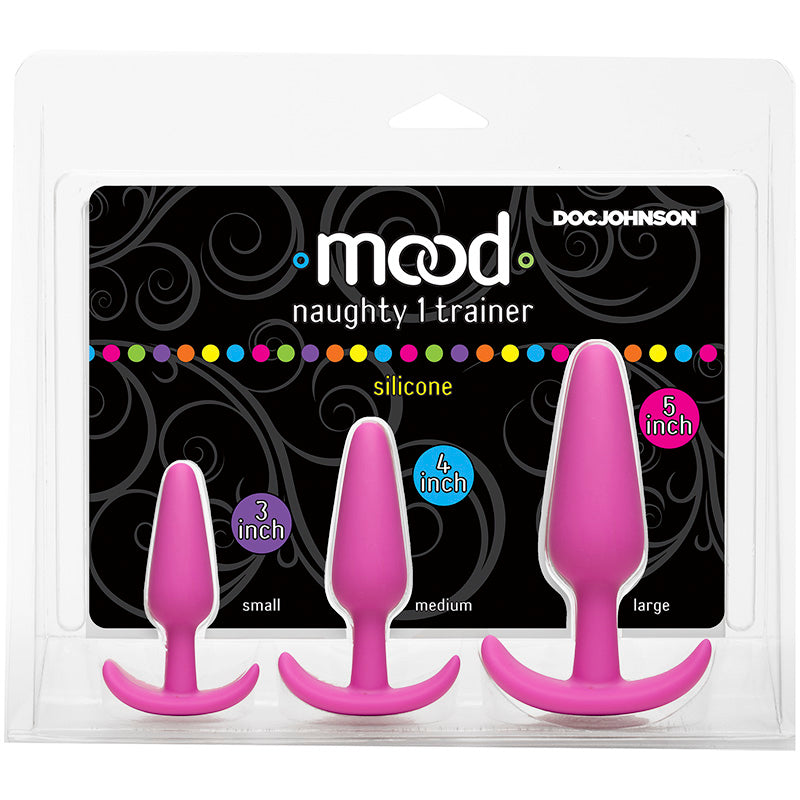 Doc Johnson 1470-51-CD Mood Naughty 1 Anal Trainer Set - Pink Package