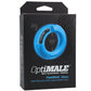 Doc Johnson 0690-36-BX OptiMALE FlexiSteel Silicone C-Ring 35 mm - Blue Package