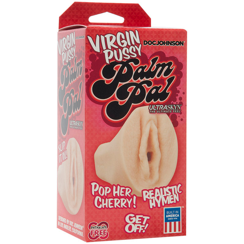 Doc Johnson 0683-10-BX Palm Pal Virgin Pussy Stroker Package