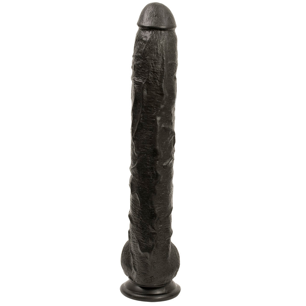 Dick Rambone Cock Giant 17 Inch Realistic Dildo - Black