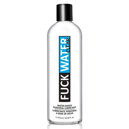 FuckWater Clear Water-Based Lube 16 oz 475 ml Bottle