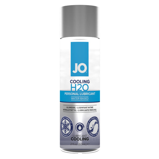 JO H2O Cooling Tingling Lubricant 2 oz 60 ml Bottle